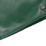 Women's Forest Touchscreen Single Point Faux Fur Lined Leather Gloves Close Up
