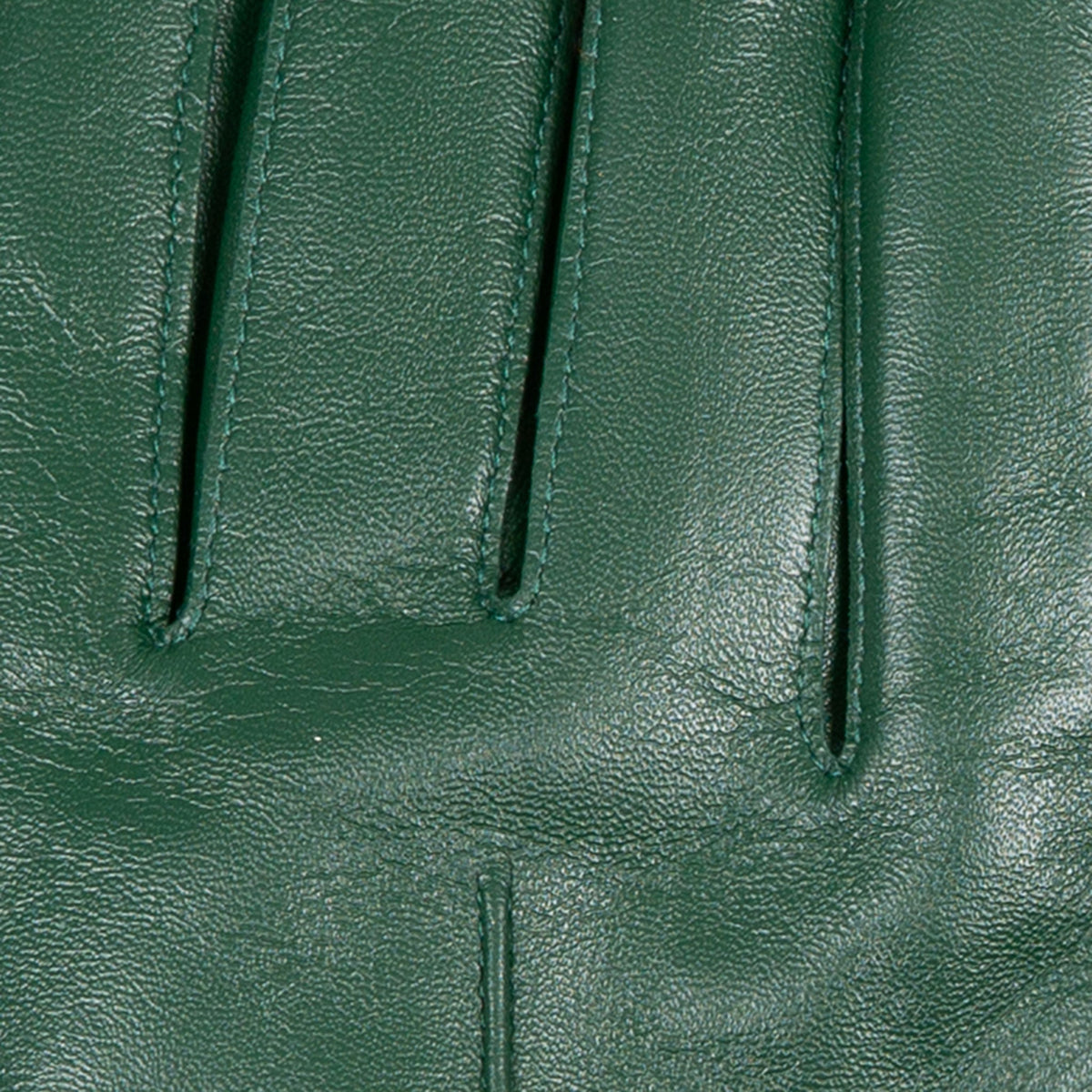 Women's Forest Touchscreen Single Point Faux Fur Lined Leather Gloves Fingers