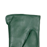 Women's Forest Touchscreen Single Point Faux Fur Lined Leather Gloves Left Cuff