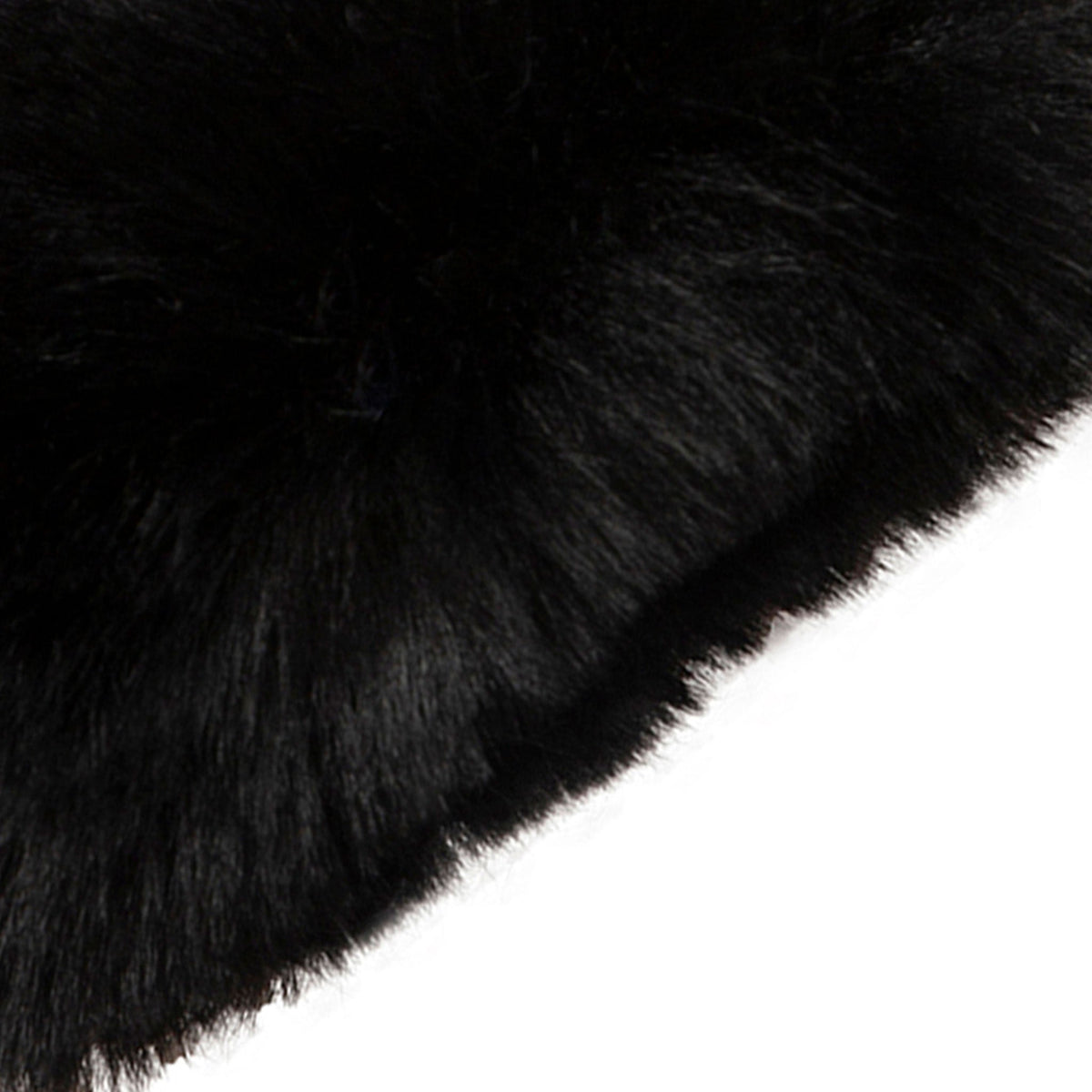 Women's touchscreen velour-lined faux suede gloves with faux fur cuffs in berry/black closeup