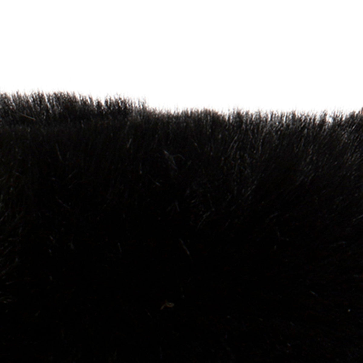 Women's touchscreen velour-lined faux suede gloves with faux fur cuffs in berry/black left cuff