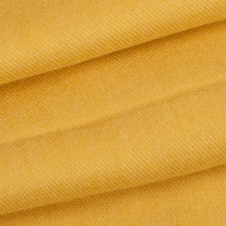Close up of women's pashmina shawl in yellow 
