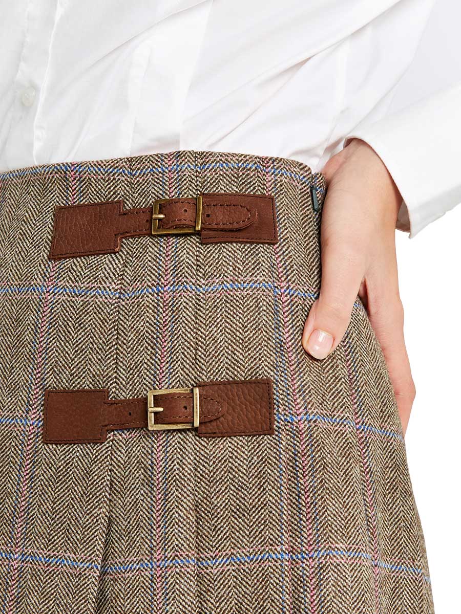 DUBARRY Blossom Ladies Tweed Skirt - Woodrose