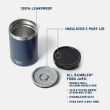 YETI 16 oz (473 ml) Insulated Food Jar - Black Forest Green