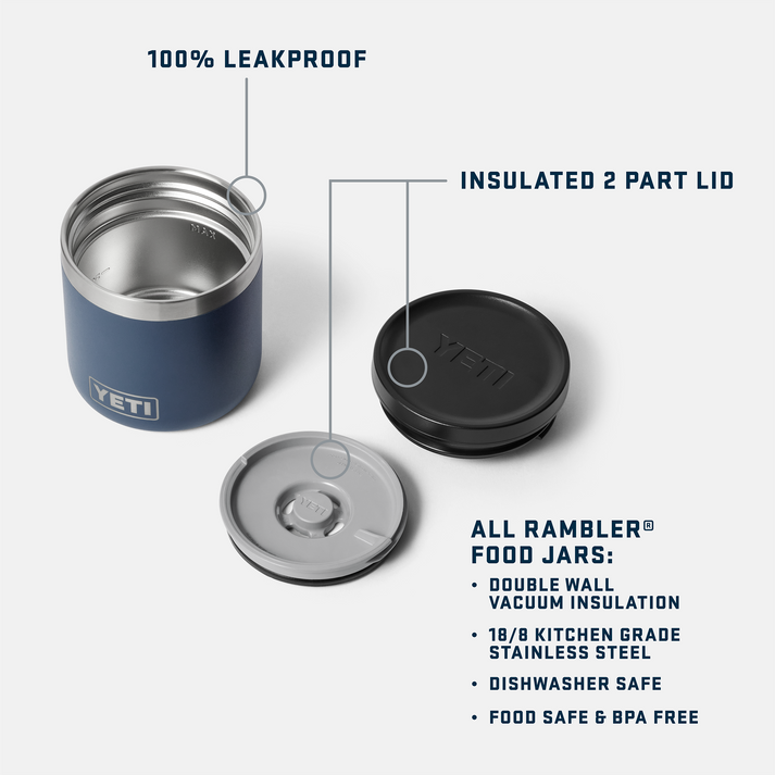 YETI 8 OZ (237 ml) Insulated Food Jar - Features