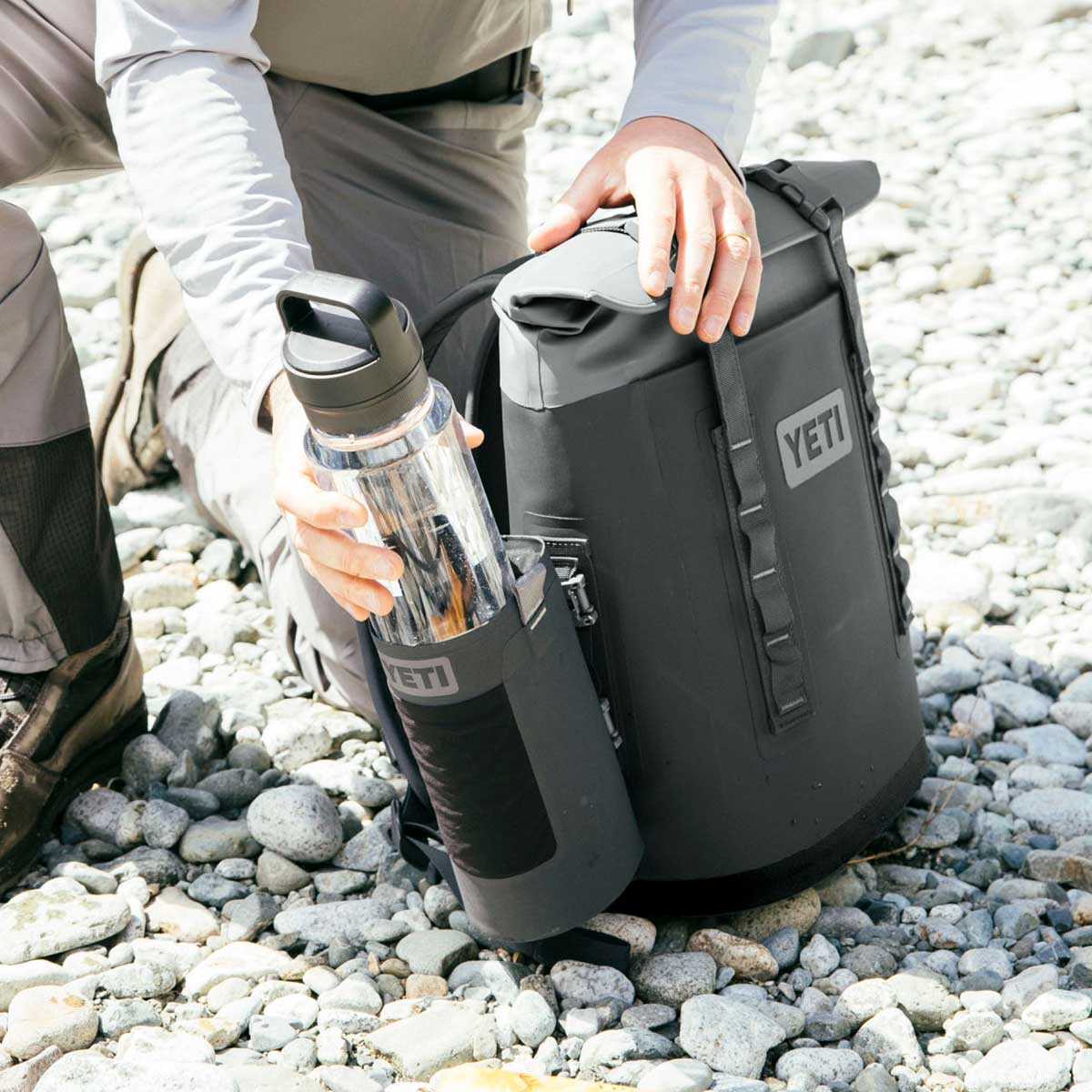 YETI Bottle Sling Large - Holds 26oz / 36 oz Rambler Bottles - Black