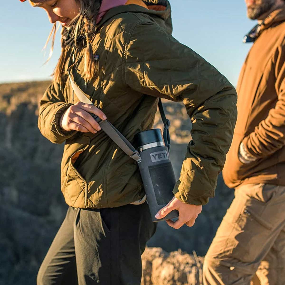 YETI Bottle Sling Small - Holds 18 oz Rambler Bottles - Charcoal