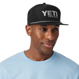 YETI COOLERS Mid Pro Flat Brim Rope Hat – Black