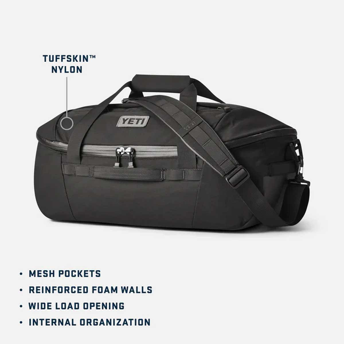 YETI Crossroads 40L Travel Duffel Bag - Black