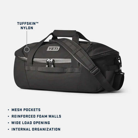 YETI Crossroads 40L Travel Duffel Bag - Black