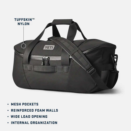 YETI Crossroads 60L Travel Duffel Bag - Black