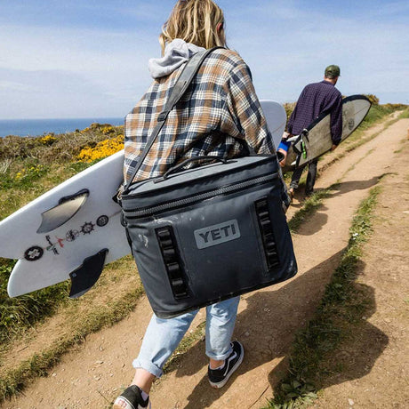 YETI Hopper Flip 18 Waterproof Leakproof Fabric Cooler Bag - Charcoal
