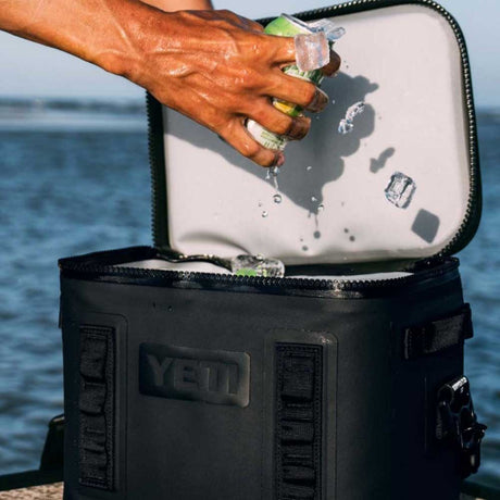 YETI Hopper Flip 8 Waterproof Leakproof Fabric Cooler Bag - Black
