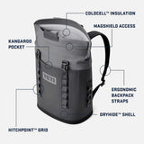 YETI Hopper M12 Backpack Soft Cooler - Ultra Marine Violet