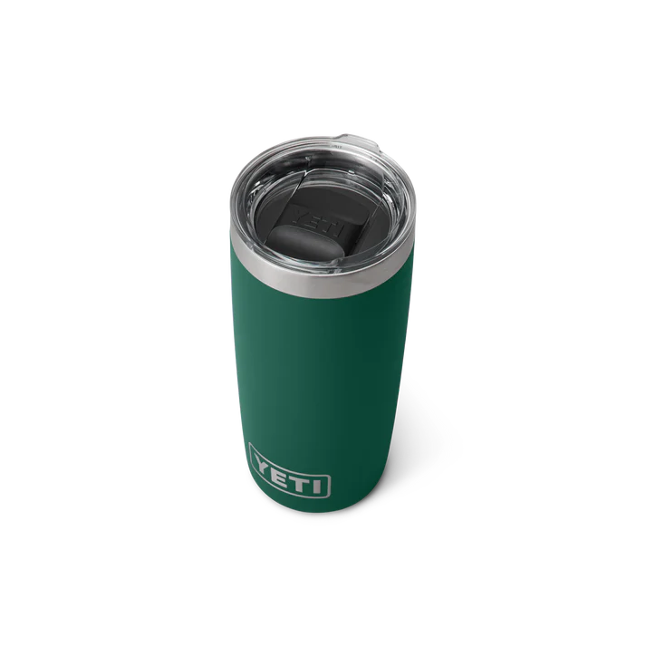 YETI Rambler 10 OZ (296ml) Tumbler With Magslider Lid - Black Forest Green