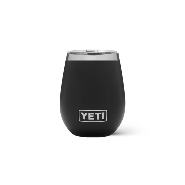 YETI Rambler 10 OZ (296ml) Wine Tumbler With Magslider Lid - Black