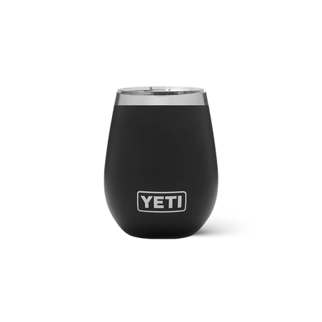 YETI Rambler 10 OZ (296ml) Wine Tumbler With Magslider Lid - Black