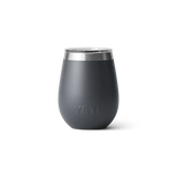 YETI Rambler 10 OZ (296ml) Wine Tumbler With Magslider Lid - Charcoal