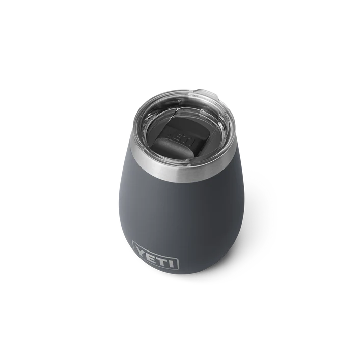 YETI Rambler 10 OZ (296ml) Wine Tumbler With Magslider Lid - Charcoal