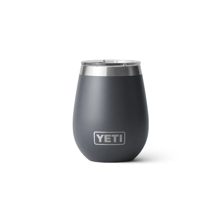 YETI Rambler 10 OZ (296ml) Wine Tumbler With Magslider Lid - Charcoal