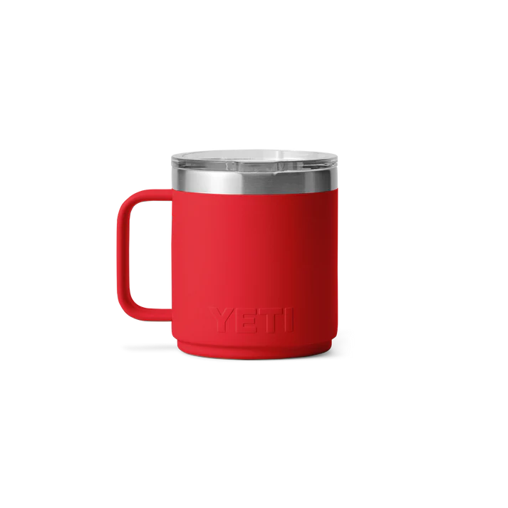 YETI Rambler 10oz (295ml) Stackable Mug with DuraSip™ Ceramic Lining - Rescue Red