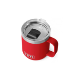YETI Rambler 10oz (295ml) Stackable Mug with DuraSip™ Ceramic Lining - Rescue Red