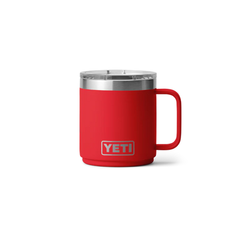 YETI Rambler 10oz (295ml) Stackable Mug with DuraSip™ Ceramic Lining - Rescue Red