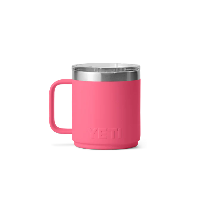 YETI Rambler 10oz (295ml) Stackable Mug with DuraSip™ Ceramic Lining - Tropical Pink