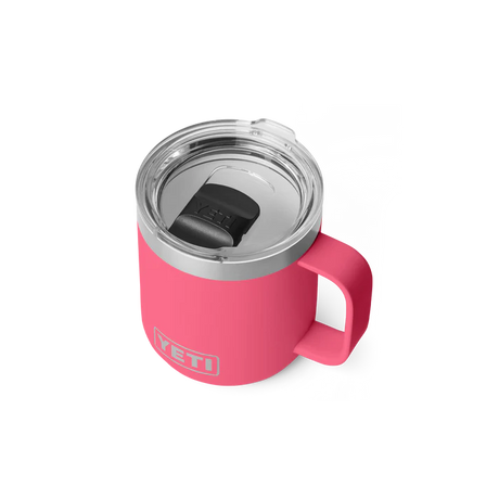YETI Rambler 10oz (295ml) Stackable Mug with DuraSip™ Ceramic Lining - Tropical Pink