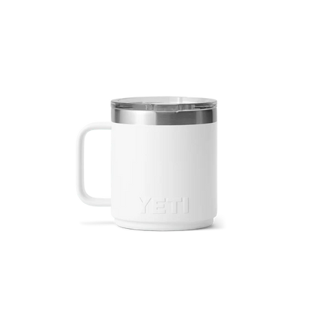 YETI Rambler 10oz (295ml) Stackable Mug with DuraSip™ Ceramic Lining - White