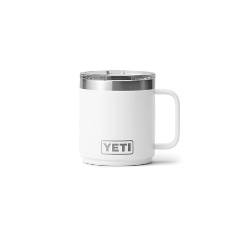 YETI Rambler 10oz (295ml) Stackable Mug with DuraSip™ Ceramic Lining - White