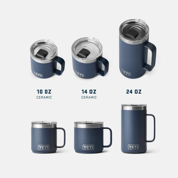 YETI Rambler 10oz (295ml) Stackable Mug with DuraSip™ Ceramic Lining - Cape Taupe