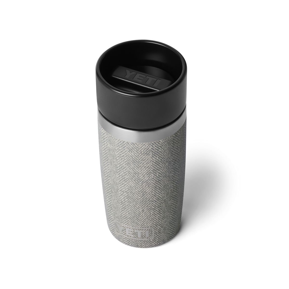 YETI Rambler 12 OZ Travel Bottle Riverhead Green three-quarter view