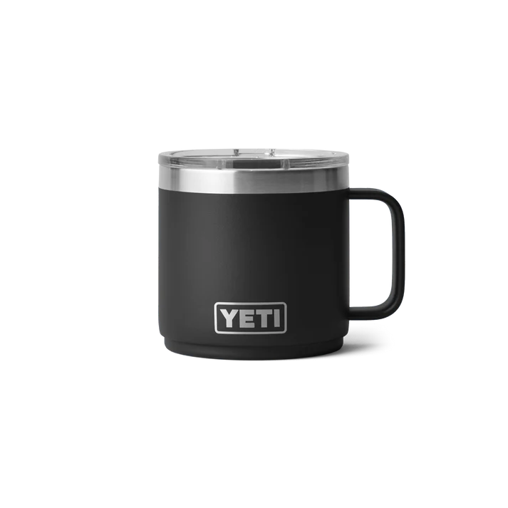 YETI Rambler 14oz (414ml) Stackable Mug with DuraSip™ Ceramic Lining - Black