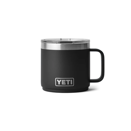 YETI Rambler 14oz (414ml) Stackable Mug with DuraSip™ Ceramic Lining - Black