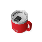 YETI Rambler 14oz (414ml) Stackable Mug with DuraSip™ Ceramic Lining - Rescue Red