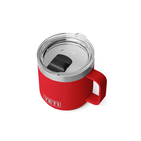 YETI Rambler 14oz (414ml) Stackable Mug with DuraSip™ Ceramic Lining - Rescue Red