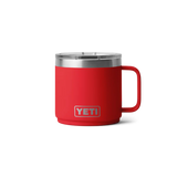 YETI Rambler 14oz (414ml) Stackable Mug with DuraSip™ Ceramic Lining - Rescue Red