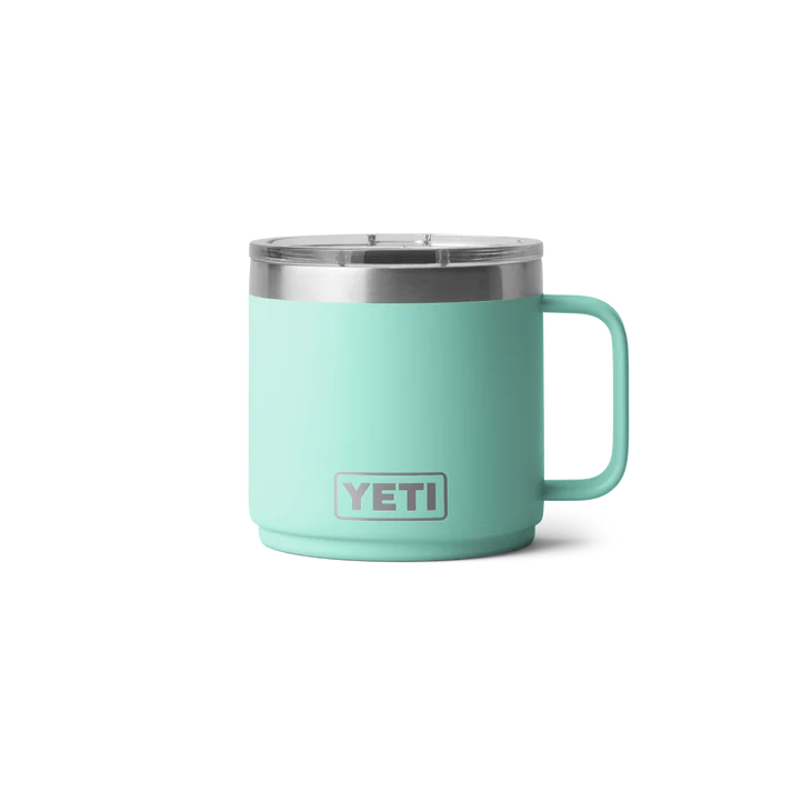 YETI Rambler 14oz (414ml) Stackable Mug with DuraSip™ Ceramic Lining - Seafoam