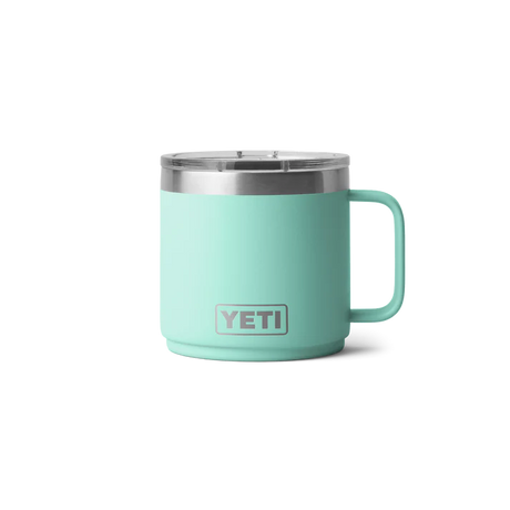 YETI Rambler 14oz (414ml) Stackable Mug with DuraSip™ Ceramic Lining - Seafoam