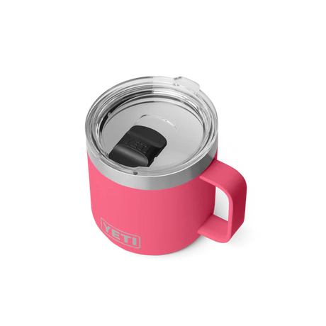 YETI Rambler 14oz (414ml) Stackable Mug with DuraSip™ Ceramic Lining - Tropical Pink