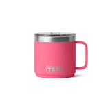 YETI Rambler 14oz (414ml) Stackable Mug with DuraSip™ Ceramic Lining - Tropical Pink