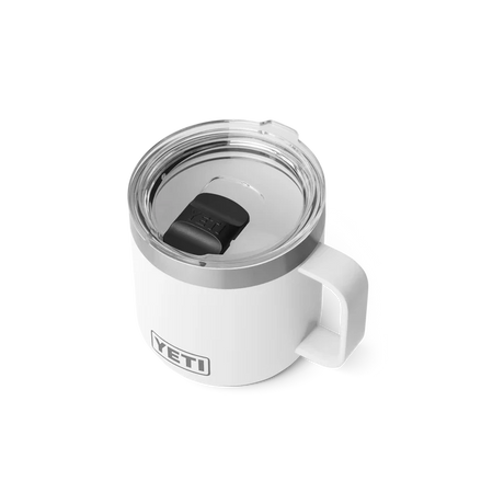 YETI Rambler 14oz (414ml) Stackable Mug with DuraSip™ Ceramic Lining - White