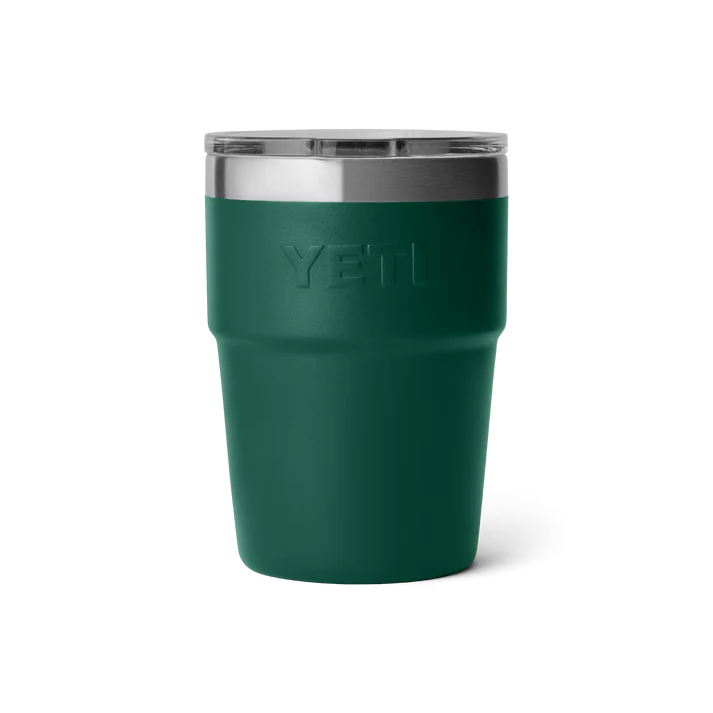 YETI Rambler 16 OZ (473ml) Stackable Cup With Magslider Lid - Black Forest Green