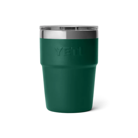 YETI Rambler 16 OZ (473ml) Stackable Cup With Magslider Lid - Black Forest Green