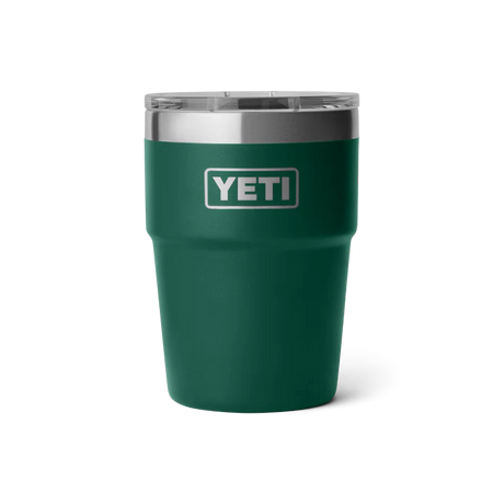 YETI Rambler 16 OZ (473ml) Stackable Cup With Magslider Lid - Black Forest Green