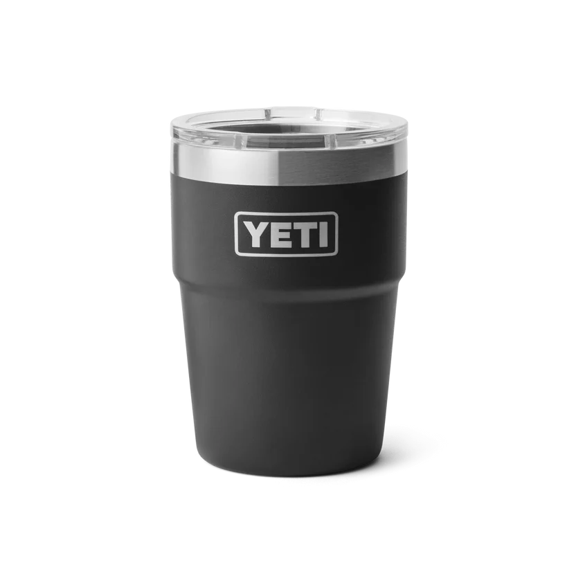 YETI Rambler 16 OZ (473ml) Stackable Cup With Magslider Lid - Black YETI