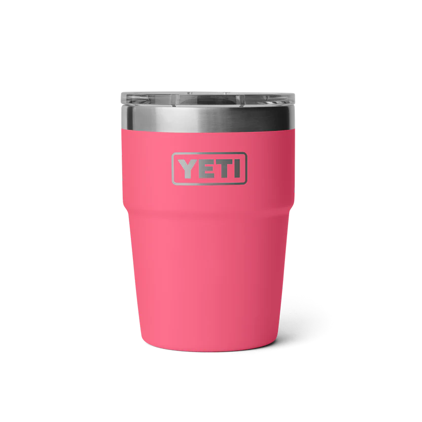 YETI Rambler 16 OZ (473ml) Stackable Cup With Magslider Lid - Tropical Pink YETI