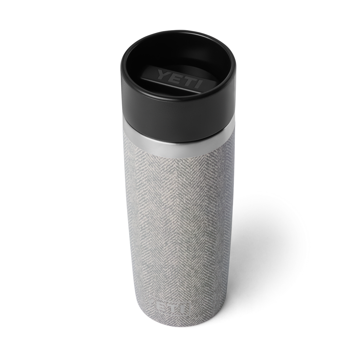 YETI Rambler 16 OZ Travel Bottle Riverhead Green three-quarter view