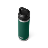 YETI Rambler 18 OZ (532ml) Bottle With Chug Cap - Black Forest Green